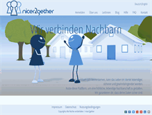 Tablet Screenshot of nicer2gether.com